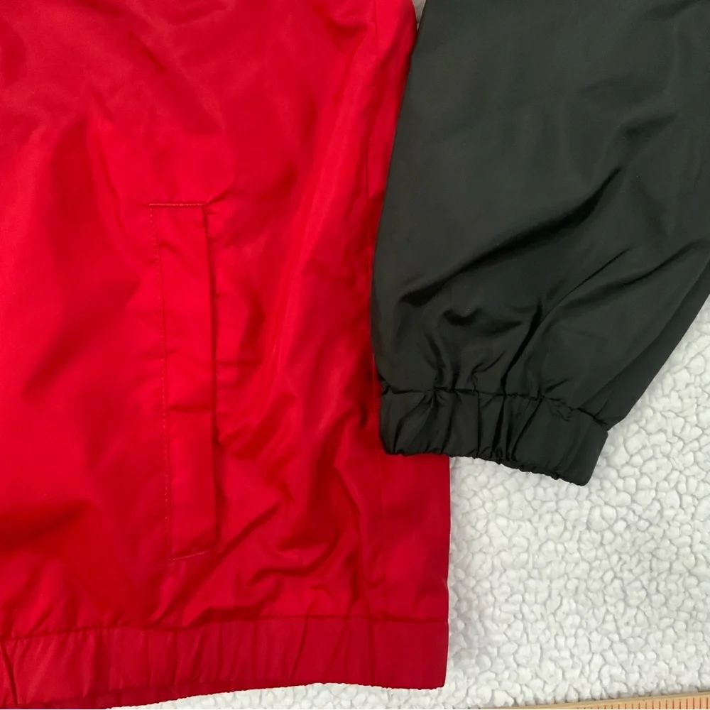 Air Jordan Jumpman Jacket Windbreaker Hood Youth Boys L 12-13 Years Black Red